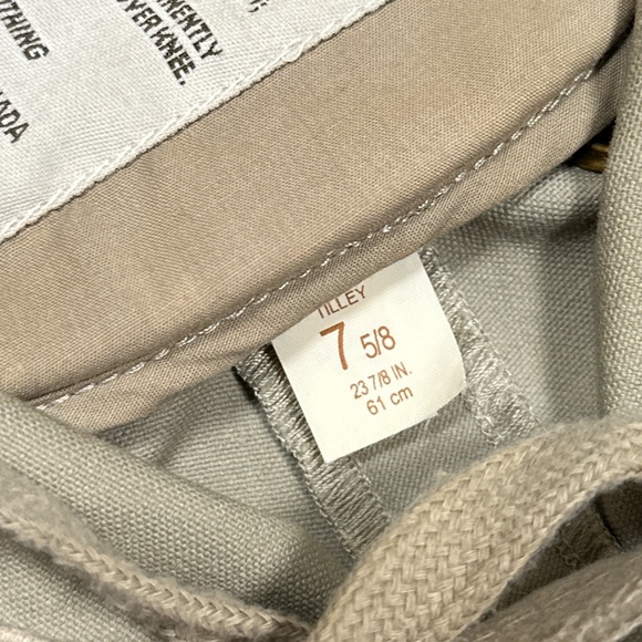 Tilley T5 Cotton Canvas Made in Canada Hiking Trek Brim Sun Hat Unisex 7 5/8 - Picture 10 of 13